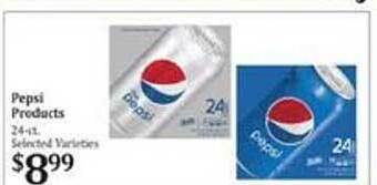 Rosauers Pepsi products offer