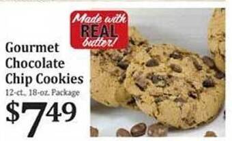Rosauers Gourmet chocolate chip cookies offer