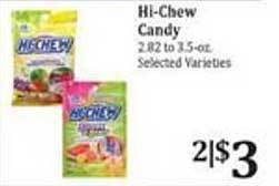 Rosauers Hi-chew candy offer