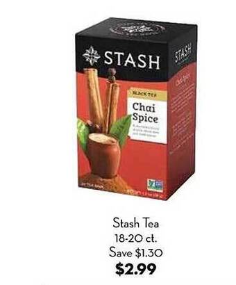 Bristol Farms Stash tea offer