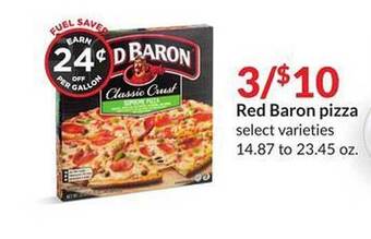 Hy-Vee Red baron pizza offer