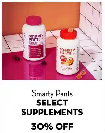 Bristol Farms Smart pants select supplements offer