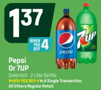 Super 1 Foods Pepsi Or 7UP offer
