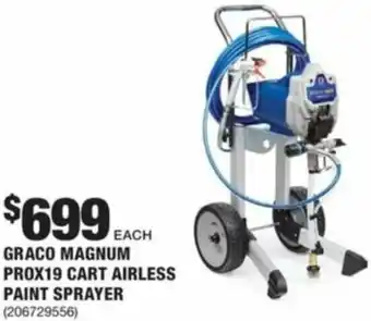 The Home Depot Graco Magnum Prox19 Cart Airless Paint Sprayer offer