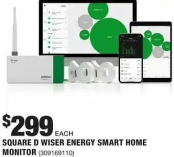 The Home Depot Square D Wiser Energy Smart Home Monitor offer