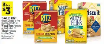 Dollar General Ritz, Wheat Thins, Triscuit offer