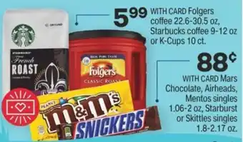 CVS Starbucks Coffee 9-12 oz offer
