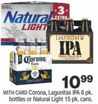 CVS Corona, Lagunitas IPA, Natural Light offer