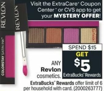 CVS Revlon Cosmetics offer
