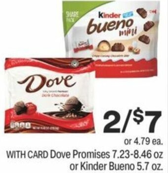 CVS Dove Promises 7.23-8.46 oz offer