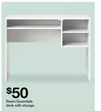 Target Room essentials desk with storage offer