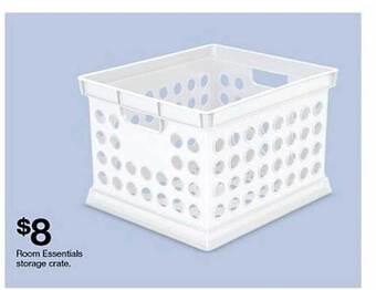 Target Room essentials storage crate offer
