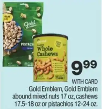 CVS Gold Emblem, Gold Emblem Abound Mixed Nuts 17 oz offer
