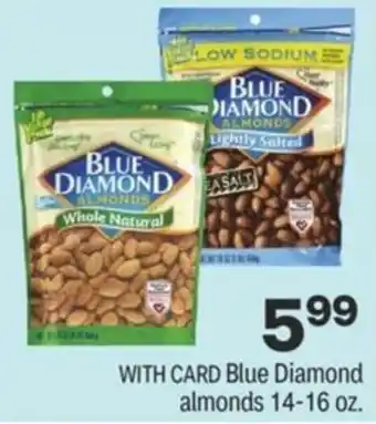 CVS Blue Diamond Almonds 14-16oz offer