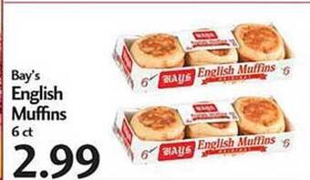 Sunset Foods Bay's english muffins offer