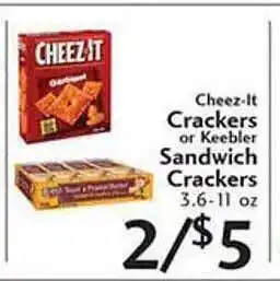 Sunset Foods Cheez-it sandwich crackers offer