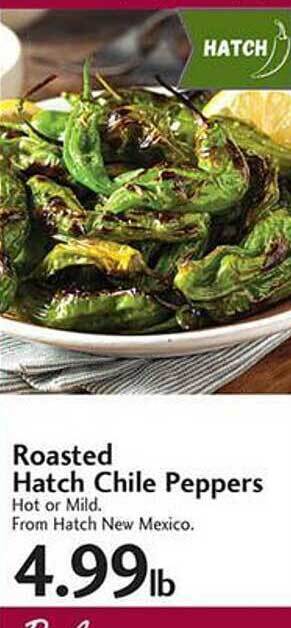 Sunset Foods Roasted hatch chile peppers offer