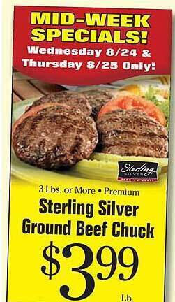 Morton Williams Sterling silver ground beef chuck offer