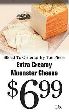 Morton Williams Extra creamy muenster cheese offer