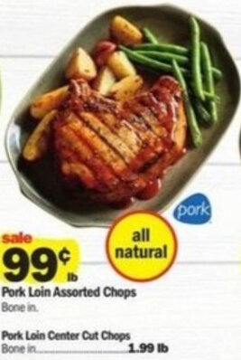 Meijer Pork Loin Assorted Chops Bone In offer