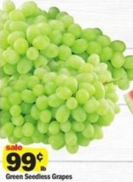 Meijer Green Seedless Grapes offer