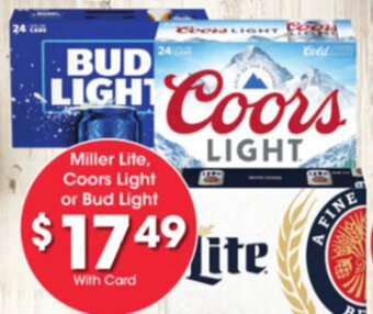 Metro Market Miller Lite, Coors Light or Bud Light offer