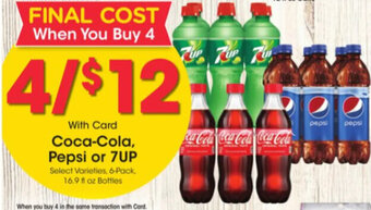 Coca-Cola, Pepsi or 7UP
