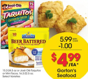 Metro Market Gorton's Seafood offer