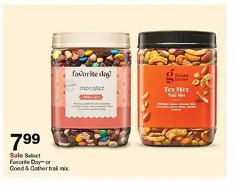 Target Favorite day or good & gather trail mix offer