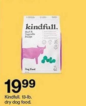Target Kindfull dry dog food offer