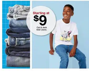 Target Cat & jack kid's jeans offer