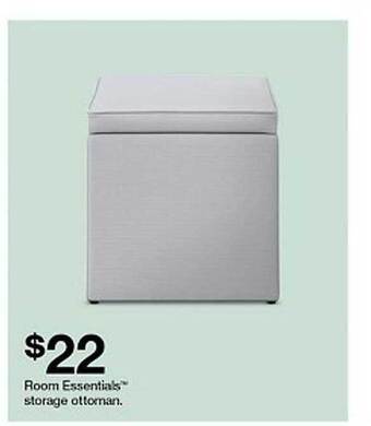 Target Room essentials storage ottoman offer