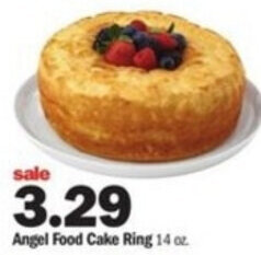 Meijer Angel Food Cake Ring 14 oz offer