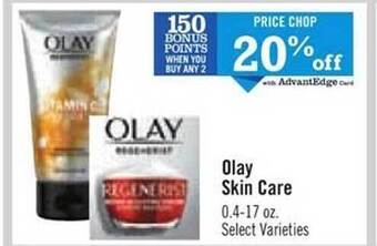Price Chopper Olay skin care offer