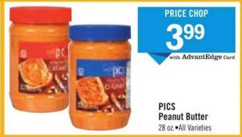 Price Chopper Pics peanut butter offer