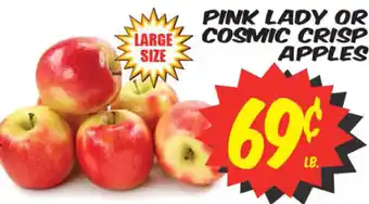 Top Value Supermarket Pink Lady or Cosmic Crisp Apples offer