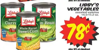 Top Value Supermarket Libby's Vegetables offer