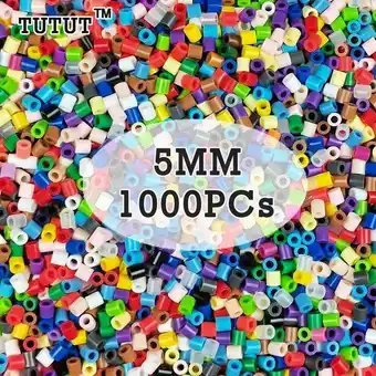 AliExpress 5mm 1000pcs pixel puzzle iron beads for kids hama beads diy high quality handmade gift toy fuse beads offer