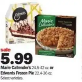 Meijer Marie Callender's, Edwards Frozen Pie offer