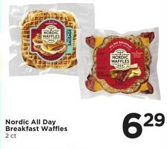 Cub Foods Nordic all day breakfast waffles offer
