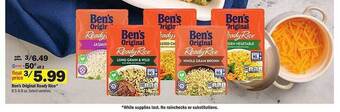 Meijer Ben's original ready rice offer