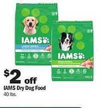 Meijer Iams dry dog food offer