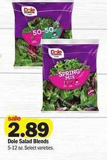 Meijer Dole salad blends offer