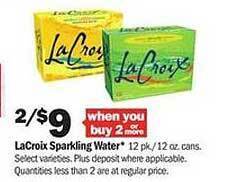 Meijer Lacroix sparkling water offer
