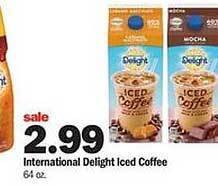Meijer International delight iced coffee offer