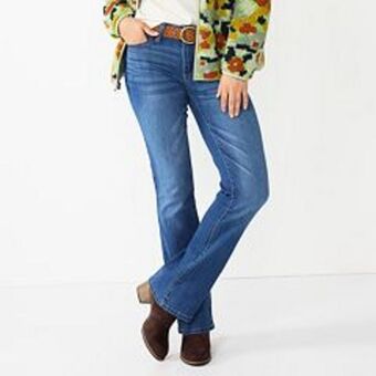 Kohl's Women's sonoma goods for life® midrise bootcut jeans offer