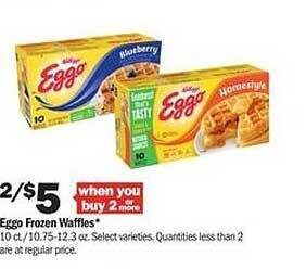 Meijer Eggo frozen waffles offer