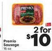 Weis Markets Premio sausage offer