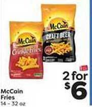 Weis Markets Mccain fries offer
