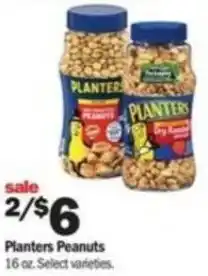 Meijer Planters Peanuts 16 oz offer